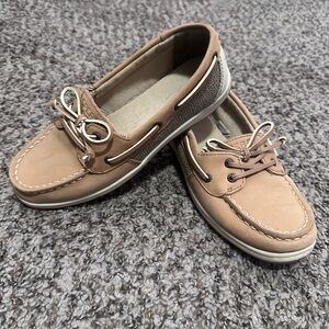 Sperry Firefish Tan Leather Slip-On Shoe